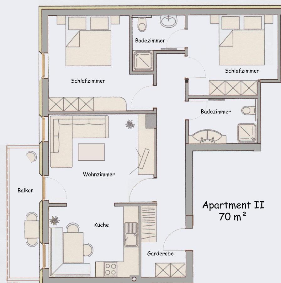Апартаменты Haus Zur Muehle Рид-им-Оберинталь Экстерьер фото